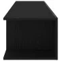 Mueble para TV con luces LED en color negro y roble, de 135x39x30 cm, hecho de madera | Foro24.es | Tu tienda online para hogar, jardín y más Foro24.es
