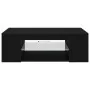 Mueble de TV con luces LED en roble negro, 90x39x30 cm, de madera elaborada by , TV Furniture - Ref: Foro24-862562, Price: 63...
