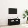 Mueble de TV con luces LED en roble negro, 80x35x40 cm, de madera de , Muebles TV - Ref: Foro24-862566, Precio: 72,47 €, Desc...