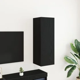 Mueble de TV de pared en Roble Negro de