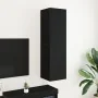 Cabinet de TV Negro Roble 30,5x30x110 cm Madera Ingenierizada | Foro24.es | Tu tienda online para hogar, jardín y más Foro24.es