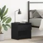 Mesa de Noche Negra de Roble 40x30x39 cm de Madera by , Nightstands - Ref: Foro24-862574, Price: 40,35 €, Discount: -5%%