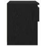 Mesa de Noche Negra de Roble 40x30x39 cm de Madera by , Nightstands - Ref: Foro24-862574, Price: 40,35 €, Discount: -5%%