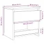 Mesa de Noche Negra de Roble 40x30x39 cm de Madera by , Nightstands - Ref: Foro24-862574, Price: 40,35 €, Discount: -5%%