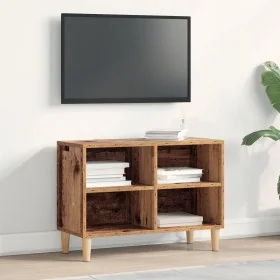 Cabinet de TV con Patas de Madera Madera Antigua