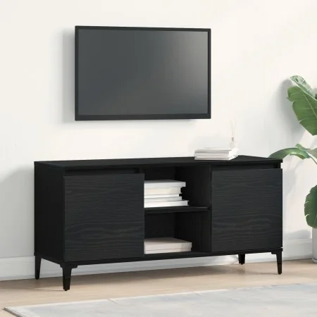 Mueble de TV Negro Roble 102x35x50 cm Madera de calidad von , TV-Möbel - Ref: Foro24-862585, Preis: 88,14 €, Rabatt: -5%%