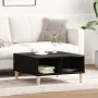 Mesa de Café en Negro y Roble, 60x60x30 cm, de Madera de Ingeniería | Foro24.es | Tu tienda online para hogar, jardín y más Foro24.es