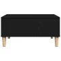 Mesa de Café en Negro y Roble, 60x60x30 cm, de Madera de Ingeniería | Foro24.es | Tu tienda online para hogar, jardín y más Foro24.es
