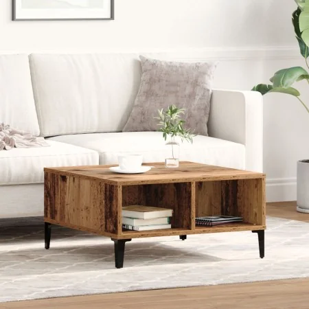 mesa de café de madera antigua 60x60x30 cm de madera de ingeniería von , Couchtisch - Ref: Foro24-862587, Preis: 56,14 €, Rab...