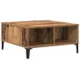 mesa de café de madera antigua 60x60x30 cm de madera de ingeniería von , Couchtisch - Ref: Foro24-862587, Preis: 56,14 €, Rab...