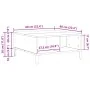 mesa de café de madera antigua 60x60x30 cm de madera de ingeniería von , Couchtisch - Ref: Foro24-862587, Preis: 56,14 €, Rab...