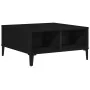 Mesa de café Negro Roble 60x60x30 cm Madera elaborada by , Coffee table - Ref: Foro24-862589, Price: 57,67 €, Discount: -5%%