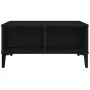 Mesa de café Negro Roble 60x60x30 cm Madera elaborada by , Coffee table - Ref: Foro24-862589, Price: 57,67 €, Discount: -5%%