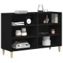 Aparador Negro Roble 103,5x35x70 cm en Madera Ingenierada | Foro24.es | Tu tienda online para hogar, jardín y más Foro24.es