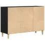 Aparador Negro Roble 103,5x35x70 cm en Madera Ingenierada | Foro24.es | Tu tienda online para hogar, jardín y más Foro24.es