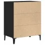 Aparador Negro de Roble 57x35x70 cm de Madera de Ingeniería | Foro24.es | Tu tienda online para hogar, jardín y más Foro24.es