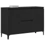 Aparador Negro de Roble 104x35x70 cm de Madera Ingenierizada de von , Sideboards - Ref: Foro24-862597, Preis: 114,22 €, Rabat...