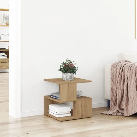 Mesa Lateral de Roble Hecha a Mano 40x40x40 cm de Madera von , Seitentische - Ref: Foro24-862604, Preis: 38,30 €, Rabatt: -5%%