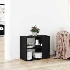 Aparador de Roble Negro 60x30x50 cm Madera