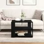 Mesa de Café Negro Roble 59,5x59,5x40 cm Madera Enginyada | Foro24.es | Tu tienda online para hogar, jardín y más Foro24.es