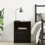 Mesa de Noche Negra Roble 40x40x50 cm Madera | Foro24.es | Tu tienda online para hogar, jardín y más Foro24.es