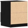 Mesa de Noche Negra Roble 40x40x50 cm Madera | Foro24.es | Tu tienda online para hogar, jardín y más Foro24.es