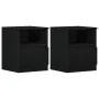 Cajones de Noche 2 pcs Negro Roble 40x40x50 cm Madera Ingenierizada von , Nachttische - Ref: Foro24-862610, Preis: 96,17 €, R...