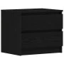 Mesita de noche Negro Roble 50x40x43,5 cm Madera de , Mesitas de noche - Ref: Foro24-862611, Precio: 61,71 €, Descuento: -5%%