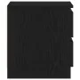 Mesita de noche Negro Roble 50x40x43,5 cm Madera de , Mesitas de noche - Ref: Foro24-862611, Precio: 61,71 €, Descuento: -5%%