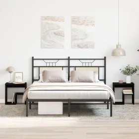 Cajones de Noche 2 pcs Negro Roble 40x30x40 cm Madera by , Nightstands - Ref: Foro24-862616, Price: 54,58 €, Discount: -5%%