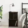 Mesita de Noche Negra de Roble 35x35x55 cm de Madera | Foro24.es | Tu tienda online para hogar, jardín y más Foro24.es