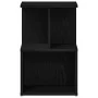 Mesita de Noche Negra de Roble 35x35x55 cm de Madera | Foro24.es | Tu tienda online para hogar, jardín y más Foro24.es