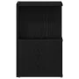 Mesita de Noche Negra de Roble 35x35x55 cm de Madera | Foro24.es | Tu tienda online para hogar, jardín y más Foro24.es
