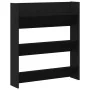 Armario de zapatos Negro Roble 80x18x90 cm Madera de , Zapateros y organizadores de calzado - Ref: Foro24-862623, Precio: 48,...