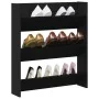 Armario de zapatos Negro Roble 80x18x90 cm Madera de , Zapateros y organizadores de calzado - Ref: Foro24-862623, Precio: 48,...