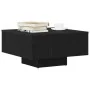 Mesa de café negra de roble 60x60x31,5 cm de madera ingenierizada de , Mesas de centro - Ref: Foro24-862626, Precio: 53,22 €,...