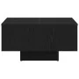 Mesa de café negra de roble 60x60x31,5 cm de madera ingenierizada de , Mesas de centro - Ref: Foro24-862626, Precio: 53,22 €,...