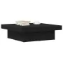 Mesa de café en negro y roble, 90x90x28 cm, hecha de madera de ingeniería | Foro24.es | Tu tienda online para hogar, jardín y más Foro24.es
