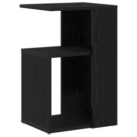 Mesa Auxiliar Negra de Roble 36x30x56 cm en