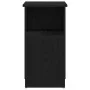 Mesa Auxiliar Negra de Roble 36x30x56 cm en Madera Elaborada | Foro24.es | Tu tienda online para hogar, jardín y más Foro24.es