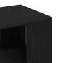 Mesa Auxiliar Negra de Roble 36x30x56 cm en Madera Elaborada | Foro24.es | Tu tienda online para hogar, jardín y más Foro24.es