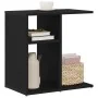 Mesa auxiliar negra de roble 50x30x50 cm de madera ingeniera | Foro24.es | Tu tienda online para hogar, jardín y más Foro24.es