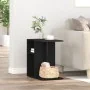 Mesa auxiliar negra de roble 50x30x50 cm de madera ingeniera | Foro24.es | Tu tienda online para hogar, jardín y más Foro24.es