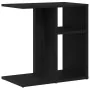 Mesa auxiliar negra de roble 50x30x50 cm de madera ingeniera | Foro24.es | Tu tienda online para hogar, jardín y más Foro24.es