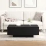 Mesa de café Negra de Roble 90x60x31 cm de Madera de , Mesas de centro - Ref: Foro24-862634, Precio: 121,92 €, Descuento: -5%%