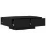 Mesa de café Negra de Roble 90x60x31 cm de Madera de , Mesas de centro - Ref: Foro24-862634, Precio: 121,92 €, Descuento: -5%%
