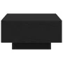 Mesa de café Negra de Roble 90x60x31 cm de Madera de , Mesas de centro - Ref: Foro24-862634, Precio: 121,92 €, Descuento: -5%%