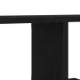 Estante de TV de pared de madera de roble negra 125x18x23 cm, hecho de madera de calidad von , Regale und Regale - Ref: Foro2...