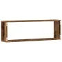 Estantes de pared 2 pcs Madera reciclada 80x15x26 cm by , Shelves and shelves - Ref: Foro24-862639, Price: 35,36 €, Discount:...