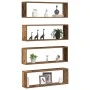 Estanterías de pared 4 pcs Madera antigua 80x15x26 cm Madera trabajada by , Shelves and shelves - Ref: Foro24-862640, Price: ...